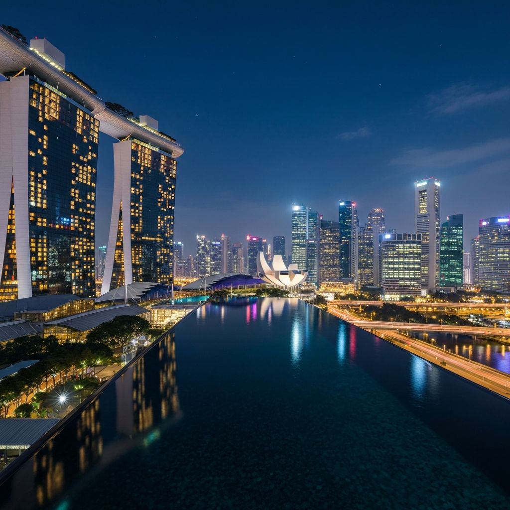 Singapore Arrival Card - Marina Bay